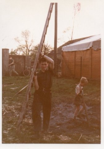 1967 Vorbereitungen zum Schützenfest